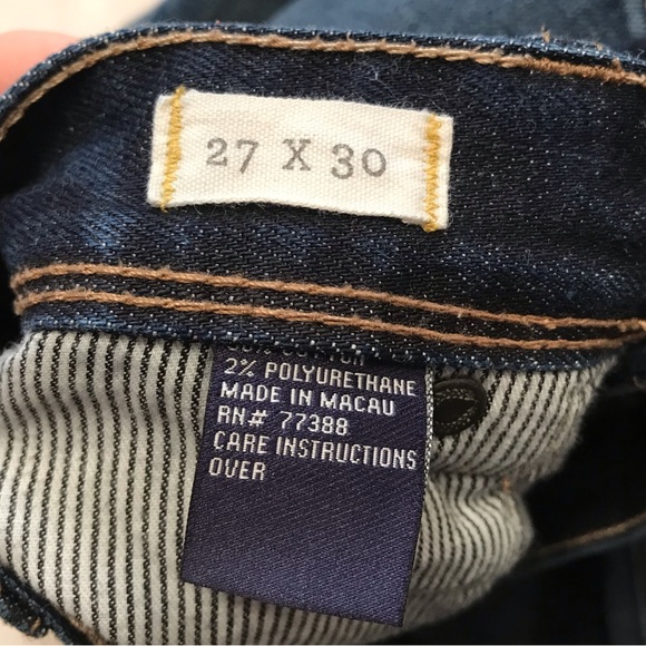 Madewell Rail Straight mid rise dark wash jeans - Picture 6 of 11